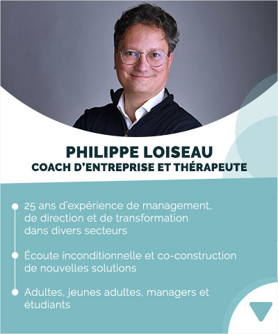 Coach d’entreprise et thérapeute à Paris, Philippe Loiseau