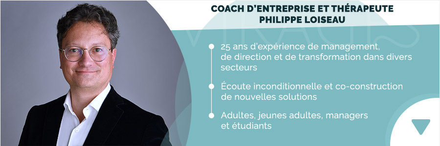 Coach d’entreprise et thérapeute à Paris, Philippe Loiseau