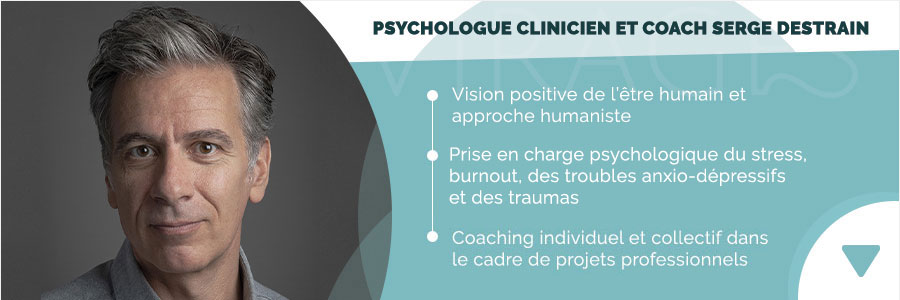 Serge Destrain, psychologue clinicien et coach à Bruxelles
